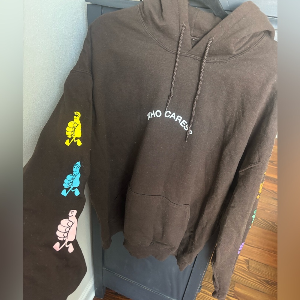Rex Orange County WHO CARES tour hoodie
